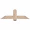 Ekena Millwork Eugene Smooth Timber Gable Bracket, Douglas Fir, 48"W x 16"H x 5 1/2"D x 5 1/2"F, 8/12 Pitch GBW048X16X0606EUG00SDF - alternate 1